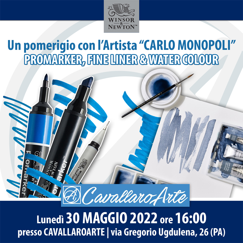 Workshop Winsor&Newton a Palermo - Carlo Monopoli